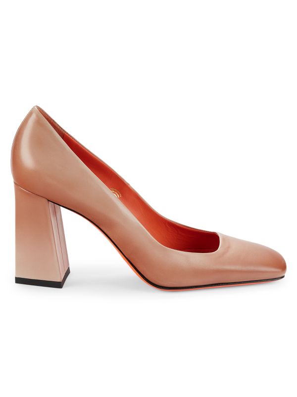 Santoni Block Heel Pumps